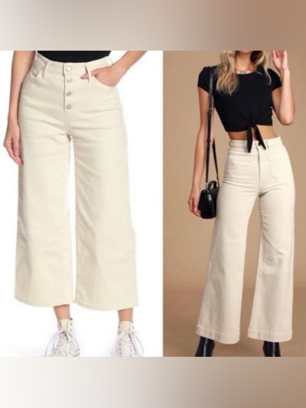 Levi’s mile high cropped jeans